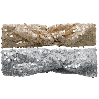 Metallic Sequin Handmade Headband