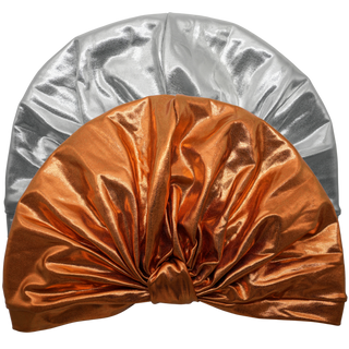 Shiny Metallic Turban