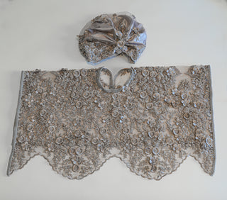The "Regal" Couture Turban and Capelet