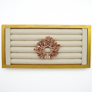 Crystal Statement Crown Brooch