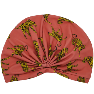 UV 50+ Aloe Cooling Activewear Turban | Cheetah