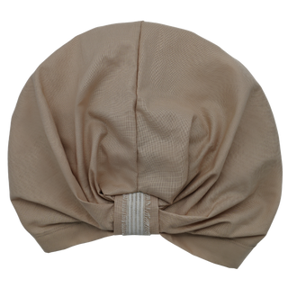 Seersucker and Organic Cotton Loop Turban