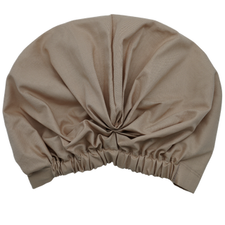 Seersucker and Organic Cotton Loop Turban
