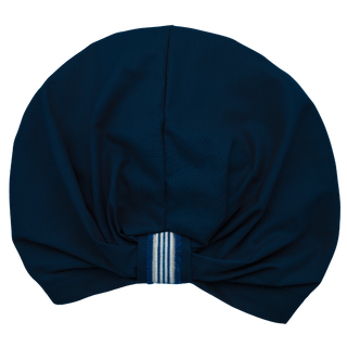 Seersucker and Organic Cotton Loop Turban