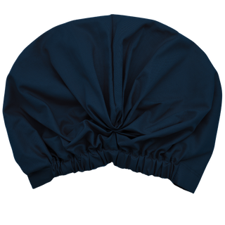 Seersucker and Organic Cotton Loop Turban