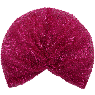 Hand Beaded Sequin Turban