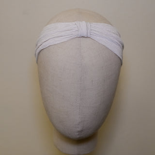 White Textured Headband