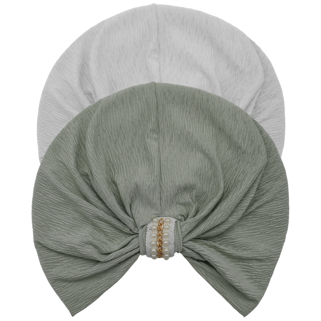 King Turban – Gold with Rhinestones and Wrap main image 1
