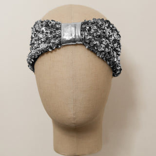 sequin headband, turban headband, designer headband, sequin turban, designer turban, fashion turban, head scarves for cancer patients, head coverings for cancer patients, chemo hats, scarves for cancer patients, turbans for women