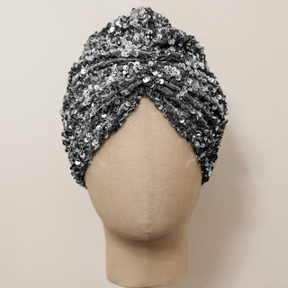 turban headband, designer headband, sequin turban, designer turban, fashion turban, head scarves for cancer patients, head coverings for cancer patients, chemo hats, scarves for cancer patients, turbans for women