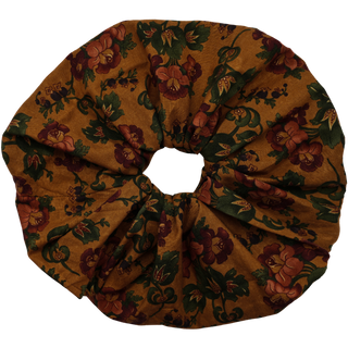 Festive Flowers 1 Aura Cotton Scrunchie | B3G1 Free Mix & Match