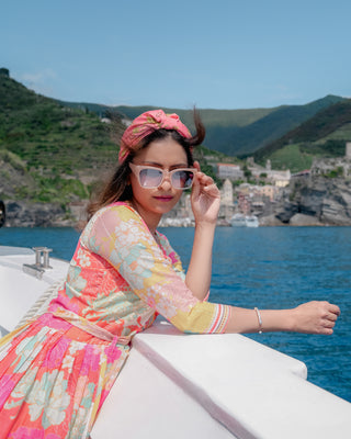 UV 50+ Aloe Cooling Activewear Turban | Cheetah