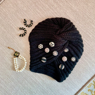 knit hat, knit beanie, knit turban, knit cap, soft hats for cancer patients, warm hats for cancer patients, head scarves for chemo patients, head coverings for cancer patients, chemo headwear, chemo hats