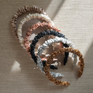 silk sleep mask, silk sleepwear, silk headband, silk scrunchie, silk scrunchie set, silk head wrap, silk pillowcase, slip silk, blissy, silk gift, silk gifts for her