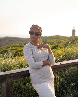 UV 50+ Aloe Cooling Activewear Turban | Beige