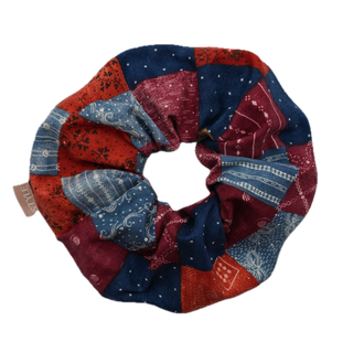 Patchwork 1 Large Cotton Scrunchie | B3G1 Free Mix & Match