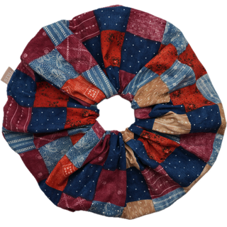 Patchwork 1 Aura Cotton Scrunchie | B3G1 Free Mix & Match