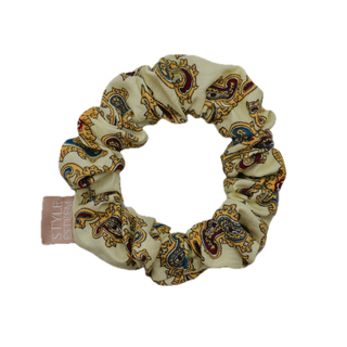 Royal Paisley 1 Medium Cotton Scrunchie | B3G1 Free Mix & Match