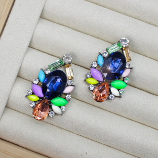 Modern Multicolor Stud Earring