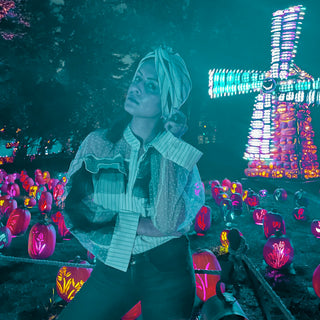 Glow in the Dark Halloween Turban