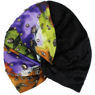 Camouflage Velvet Bling Designer Turban