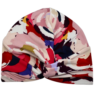 Modern Floral Twist Knot Turban