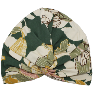 Tropical Palm Leaf Twist Knot Turban