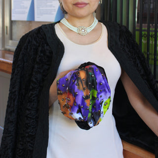 Camouflage Velvet Bling Designer Turban