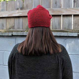 Knit Turban Pearl Bow