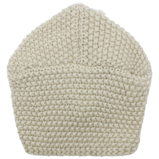 Knit Turban Feathers Pearls
