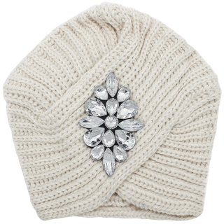 Knit Turban Bling Diamonds