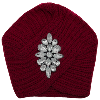 Knit Turban Bling Diamonds