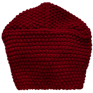 Knit Turban Feathers Pearls