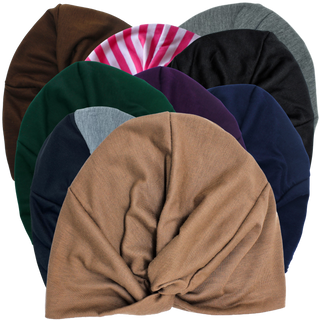 Twist Knot Cotton Blend Classic Turban