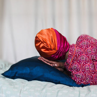 satin bonnet, satin lined sleep caps, satin lined beanie, satin lined turban, chemotherapy hair loss, fashionable head coverings for cancer patients, soft hats for cancer patients, benefits of satin for hair, head scarves for cancer patients