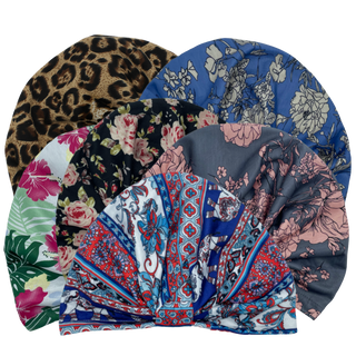 satin bonnet, satin lined sleep caps, satin lined beanie, satin lined turban, chemotherapy hair loss, fashionable head coverings for cancer patients, soft hats for cancer patients, benefits of satin for hair, head scarves for cancer patients