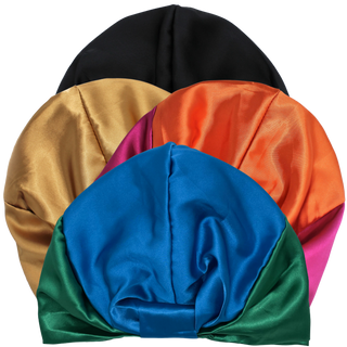 satin bonnet, satin lined sleep caps, satin lined beanie, satin lined turban, chemotherapy hair loss, fashionable head coverings for cancer patients, soft hats for cancer patients, benefits of satin for hair, head scarves for cancer patients