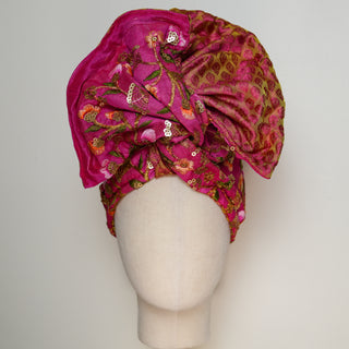 Double-Sided Moldable Silk Headwrap