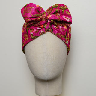 Double-Sided Moldable Silk Headwrap