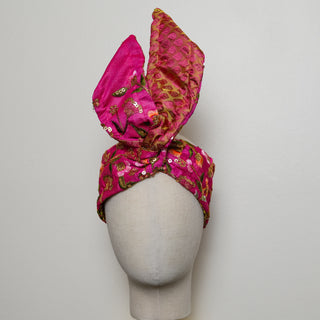 Double-Sided Moldable Silk Headband