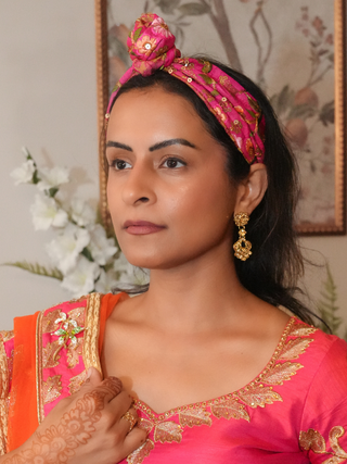 Double-Sided Moldable Silk Headband