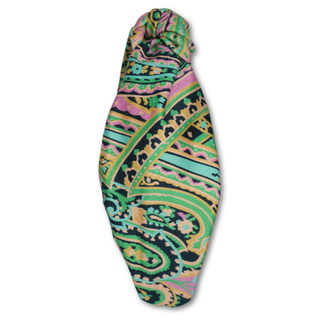 Multicolor Paisley Cotton Sateen Headband