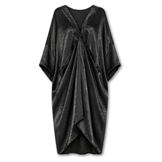 Draped Silky Kaftan