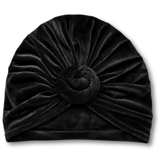 Luxe Velvet Turban with Top Knot