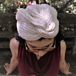 Knit Turban Twist Knot Rhinestone Sparkles