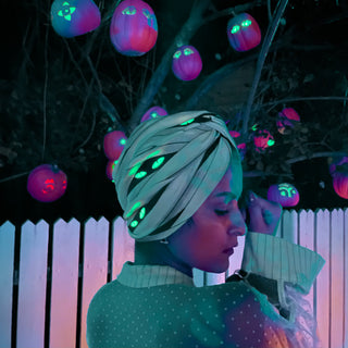 Glow in the Dark Halloween Turban