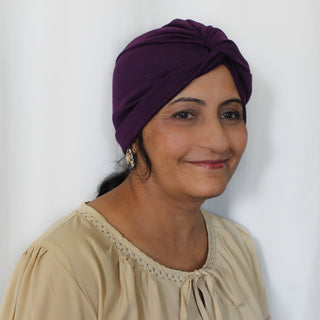 Twist Knot Cotton Blend Classic Turban