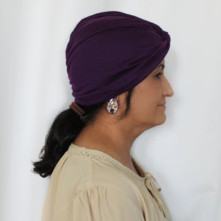 Twist Knot Cotton Blend Classic Turban