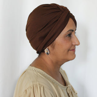 Twist Knot Cotton Blend Classic Turban