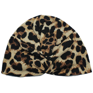 Leopard Print Cotton Turban | Kids Adult Matching Set